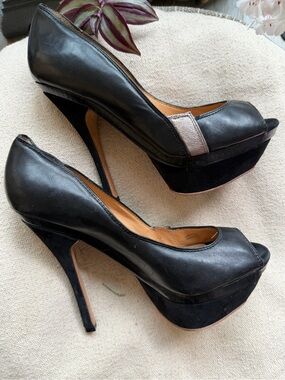 LAMB high heel shoes - all leather